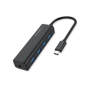 ARGOM UN CONCENTRADOR AXESS TYPE-C DE 4 PUERTOS USB 3.0