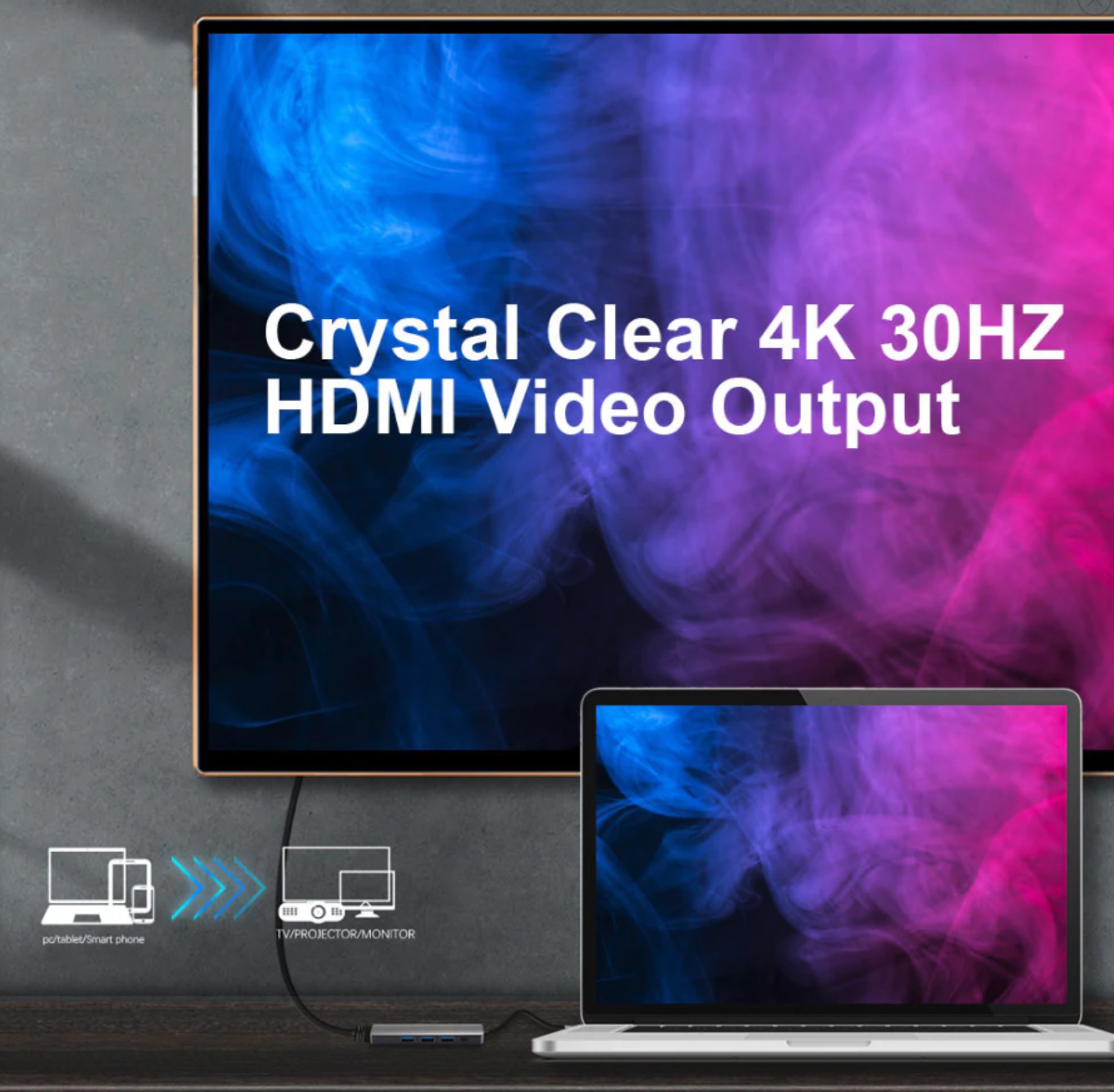 ARGOM HUB 5 IN 1 TYPE C - Imagen 4