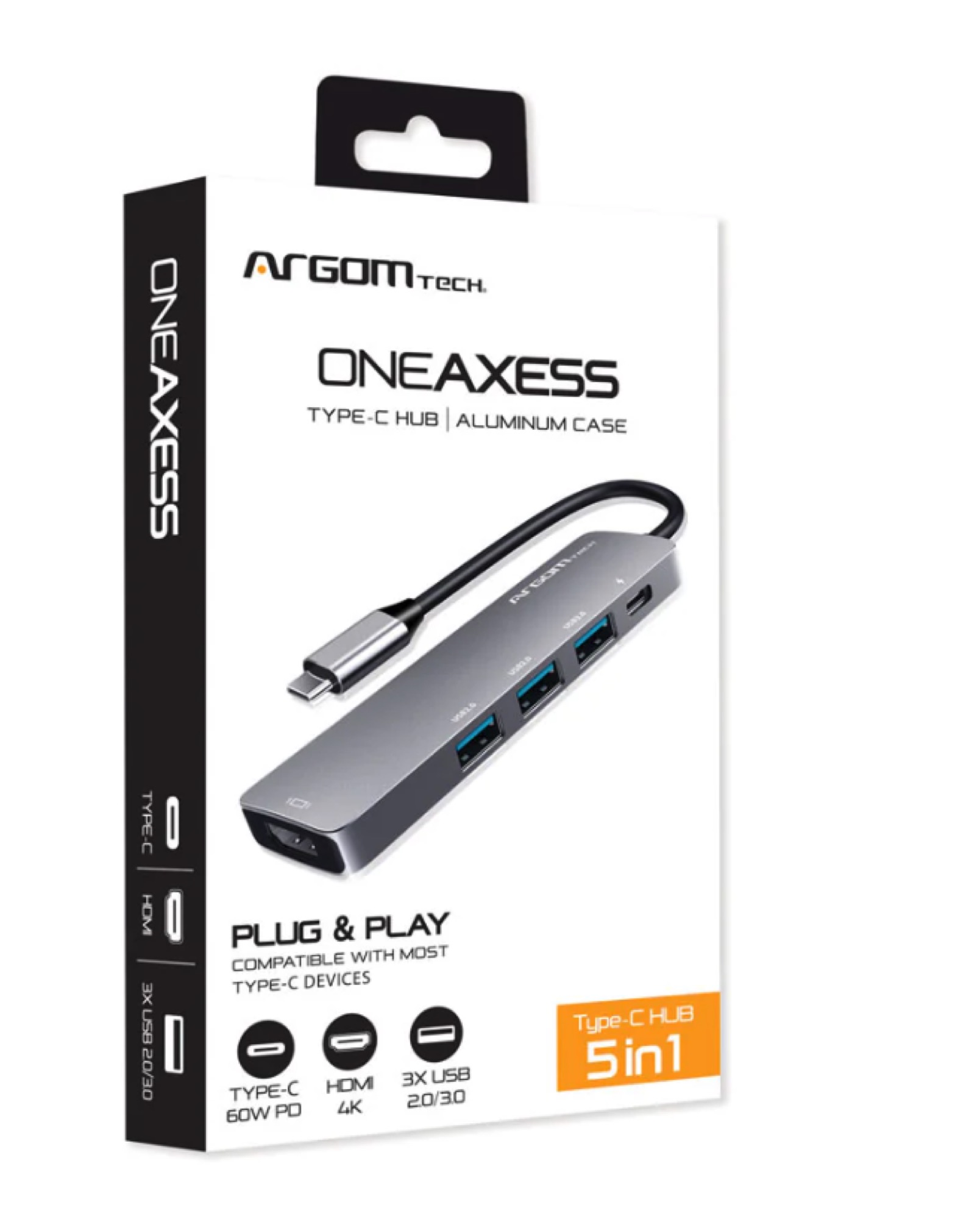 ARGOM HUB 5 IN 1 TYPE C - Imagen 6