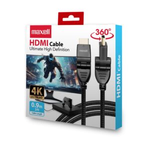 MAXELL 348628 CABLE HDMI 4k 360 3 ft