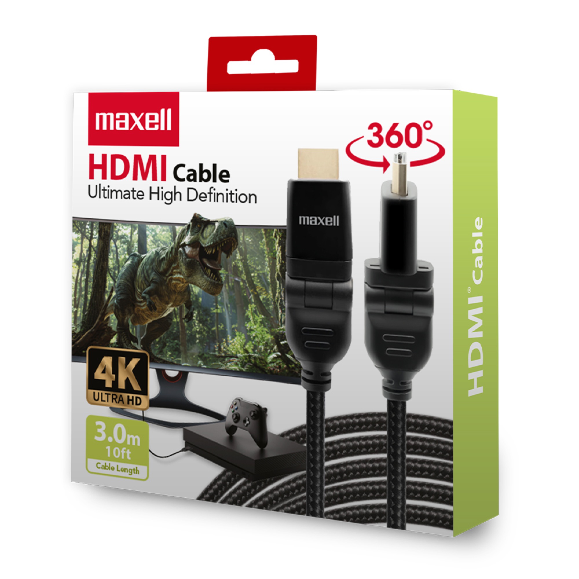MAXELL 348630 CABLE HDMI 4K 360 10 FT - Imagen 4