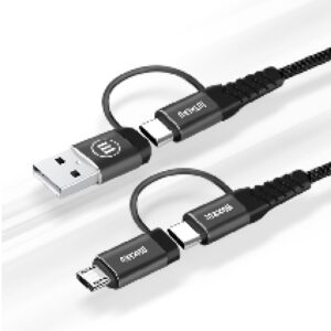 MAXELL 348646 CABLE USB C, USB A, MICRO USB CONECTOR