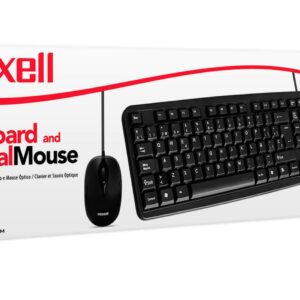 Combo de teclado básico multifuncional con pad numérico y mouse óptico
