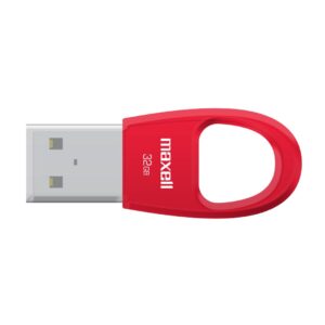 Memoria USB Key 32GB, diseño tipo llavero sin tapa que te permite colocarlo junto a tus llaves o colgantes