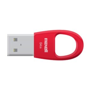 Memoria USB Key 64GB, diseño tipo llavero sin tapa que te permite colocarlo junto a tus llaves o colgantes